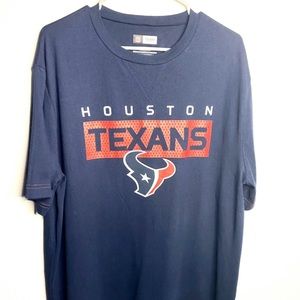 NFL Men’s Houston Texans T Shirt Size L Blue Tee
